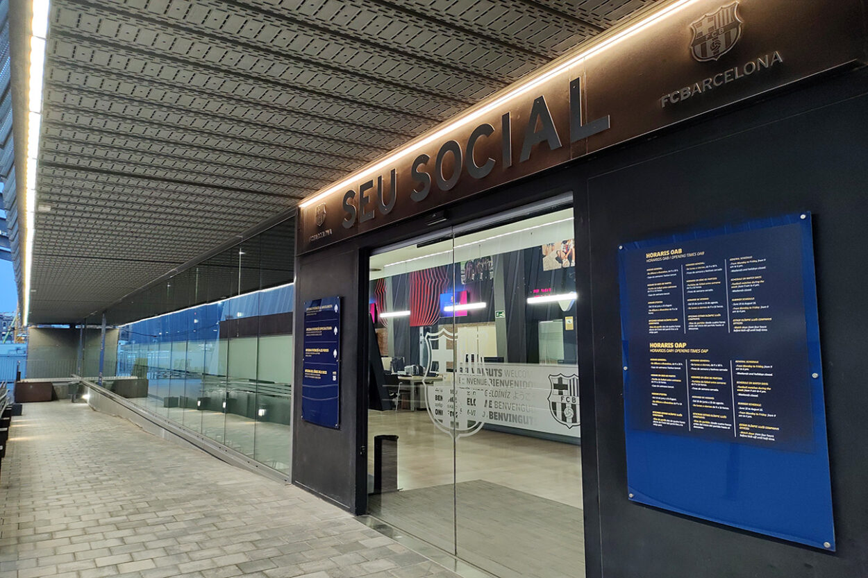 Ubintia i el nou projecte en l'Oficina d'Atenció al Barcelonista (OAB) del FC Barcelona