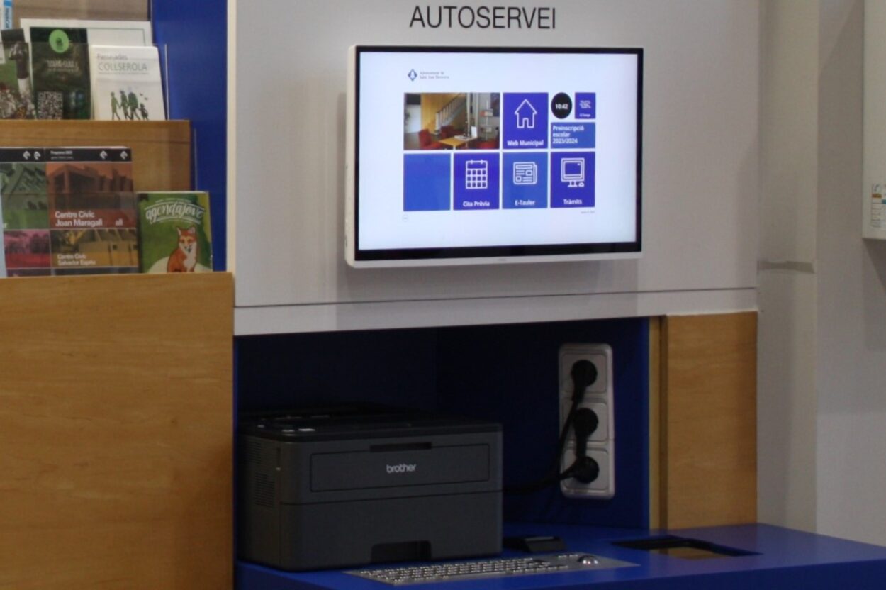 Brindant autonomia als usuaris amb terminals d’autotramitació